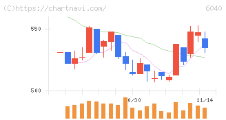日本スキー場開発(6040)の日足チャート