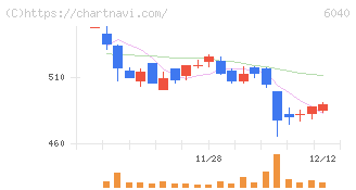 日本スキー場開発(6040)の日足チャート