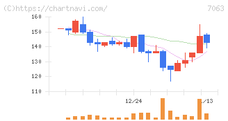 Ｂｉｒｄｍａｎ(7063)の日足チャート
