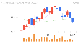 トランザクション・メディア・ネットワークス(5258)の日足チャート