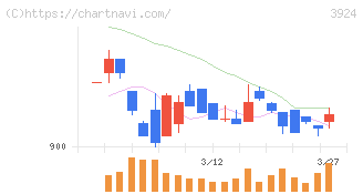ランドコンピュータ(3924)の日足チャート